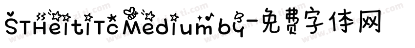 STHeitiTc Medium by字体转换
